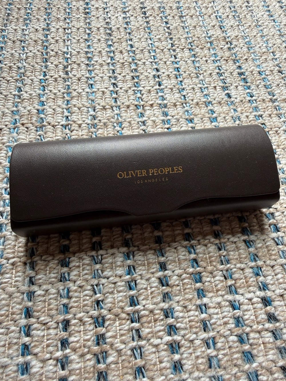 Oliver Peoples Brown Eyewear Case